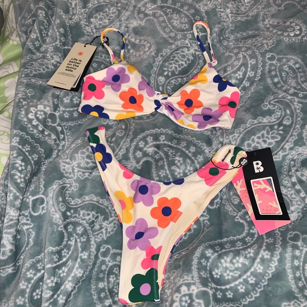 Blackbough Daisy Blooms Bikini